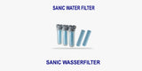 WASSERFILTERGEHÄUSE SANIC | Antimikrobiell