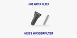 WASSERFILTERGEHÄUSE HOT 80°C | Heisswasser Heißwasserfilter