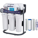 PUR Booster 5 Stufen 600 GPD Direct flow Osmoseanlage + ERSATZFILTERSET