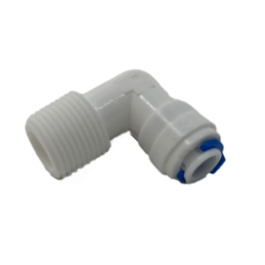 Adattatore a L per tubo 1/4 con filettatura 3/8