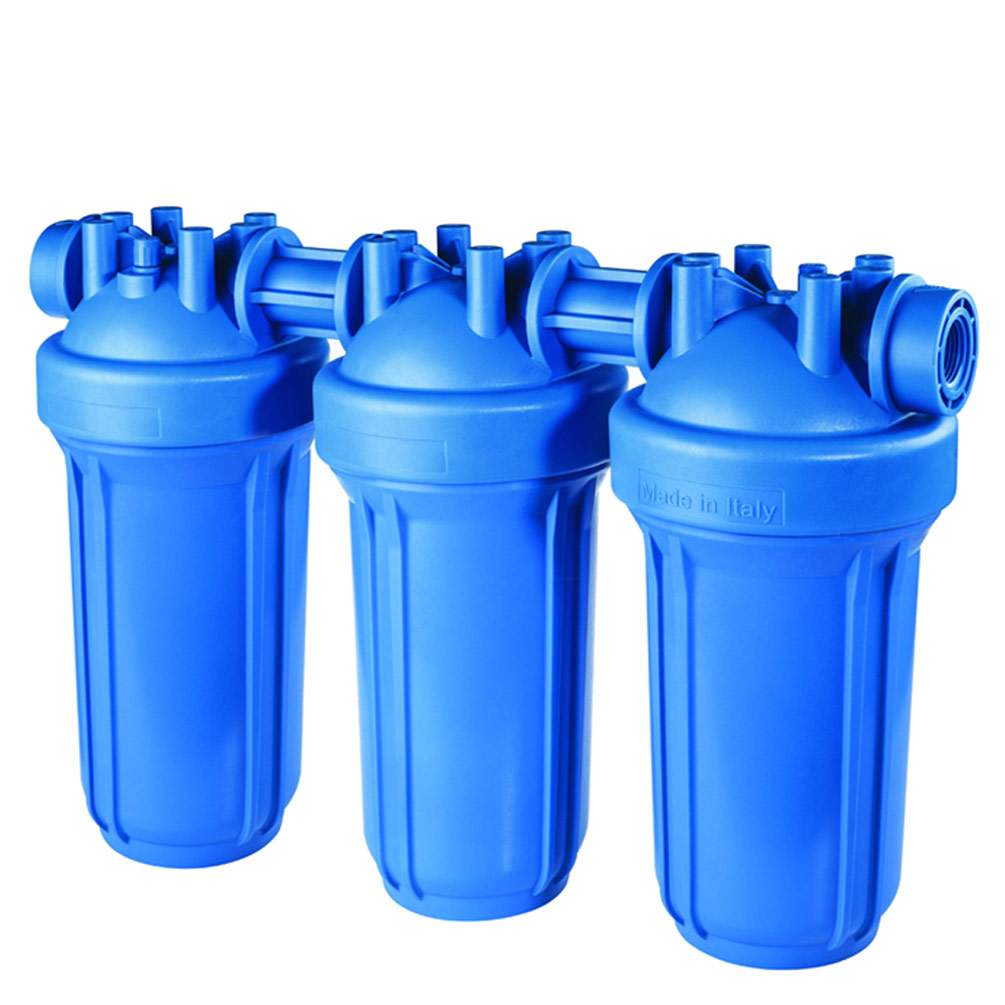 DP BIG PS PM 10 Trio 1" IN AB Hochleistungs-Filtergehäuse 1" Zoll Gewinde