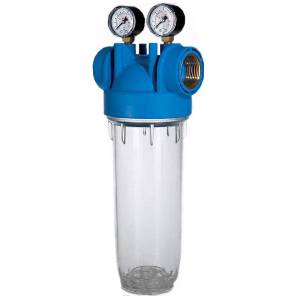 DP M 10 Mono 1 OT TS - Filtergehäuse Manometer