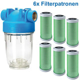 MP-PCA Untertisch Wasserfilter 1/2" - Aktivkohleblock Mikrofiltration