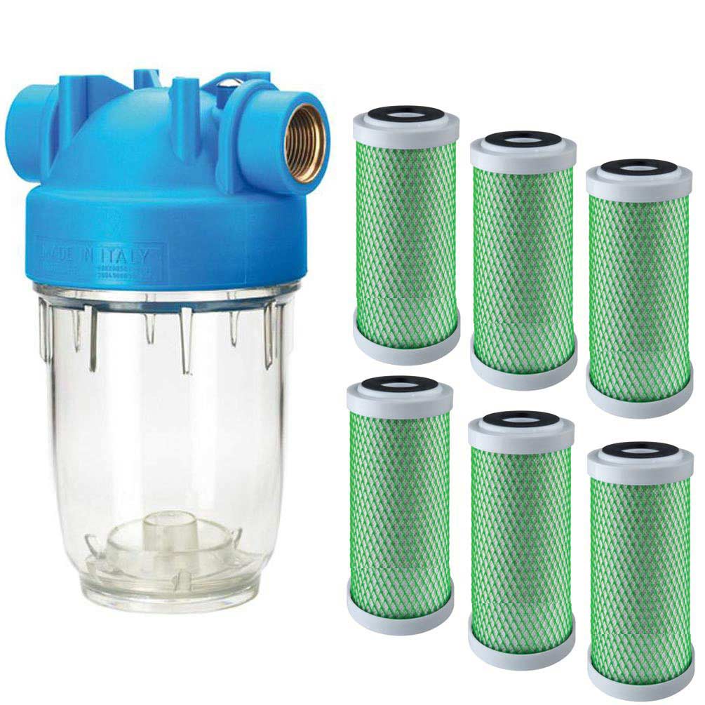 DP 5 - CTO 10 mcr Wasserfilter 3/4" - Aktivkohleblock