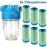 MP-PCA Untertisch Wasserfilter 1/2" - Aktivkohleblock Mikrofiltration