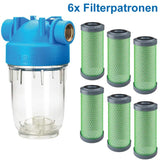 MP-PCA Untertisch Wasserfilter 1/2" - Aktivkohleblock Mikrofiltration