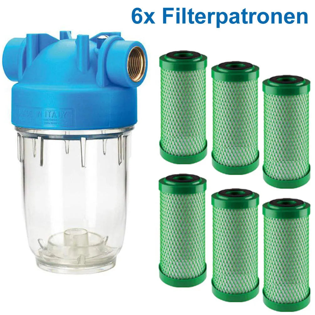 DP 5 - VOC 5 mcr Wasserfilter 3/4" - Aktivkohleblock