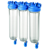 DP BIG S 20 TRIO 1" IN TS Hochleistungs-Filtergehäuse 1 Zoll Gewinde Ablasshahn