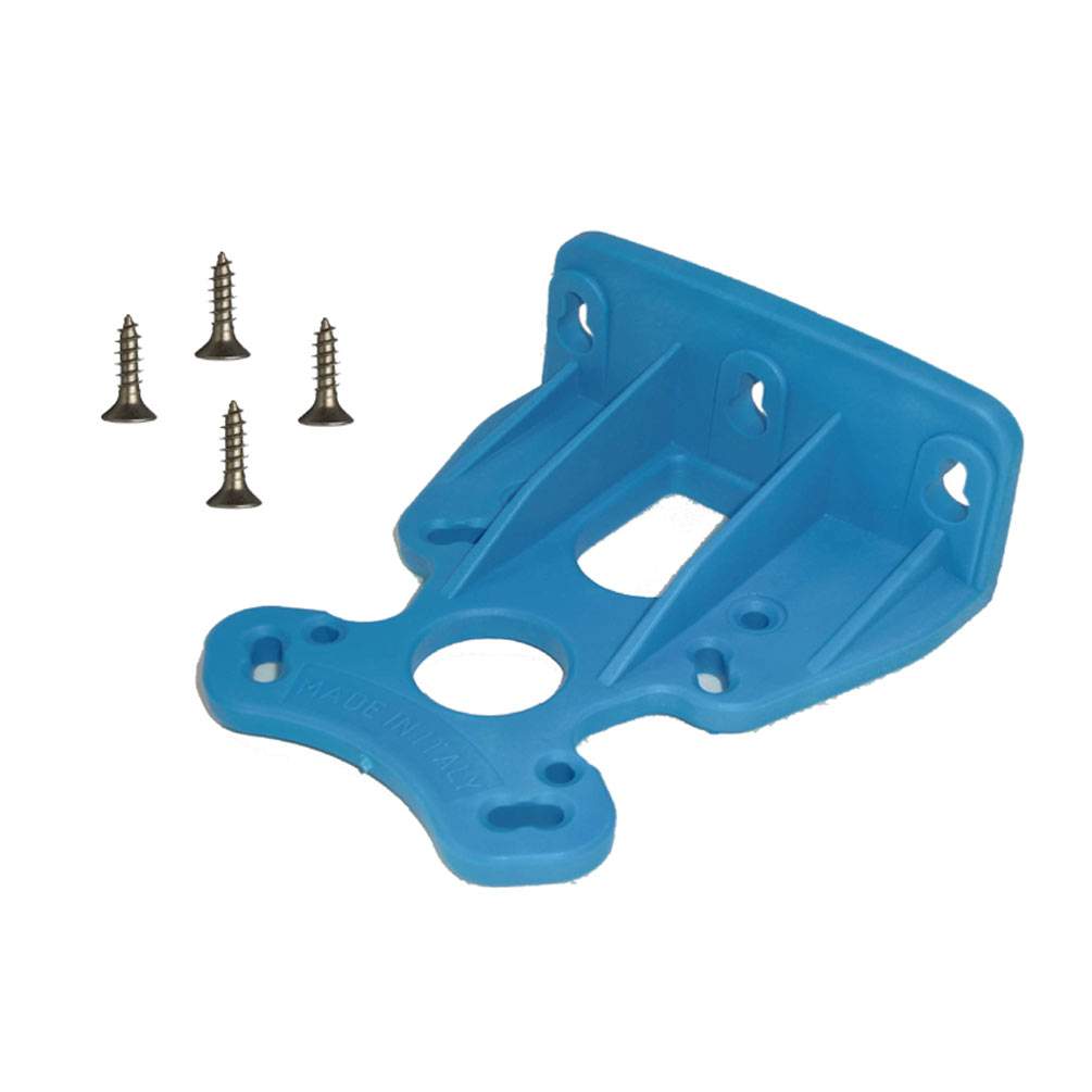 W1 - Wandhalter (blau) für EINZEL-Filtergehäuse