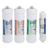 PUR Booster 5 Stufen 600 GPD Direct flow Osmoseanlage - Ersatzfilter Set