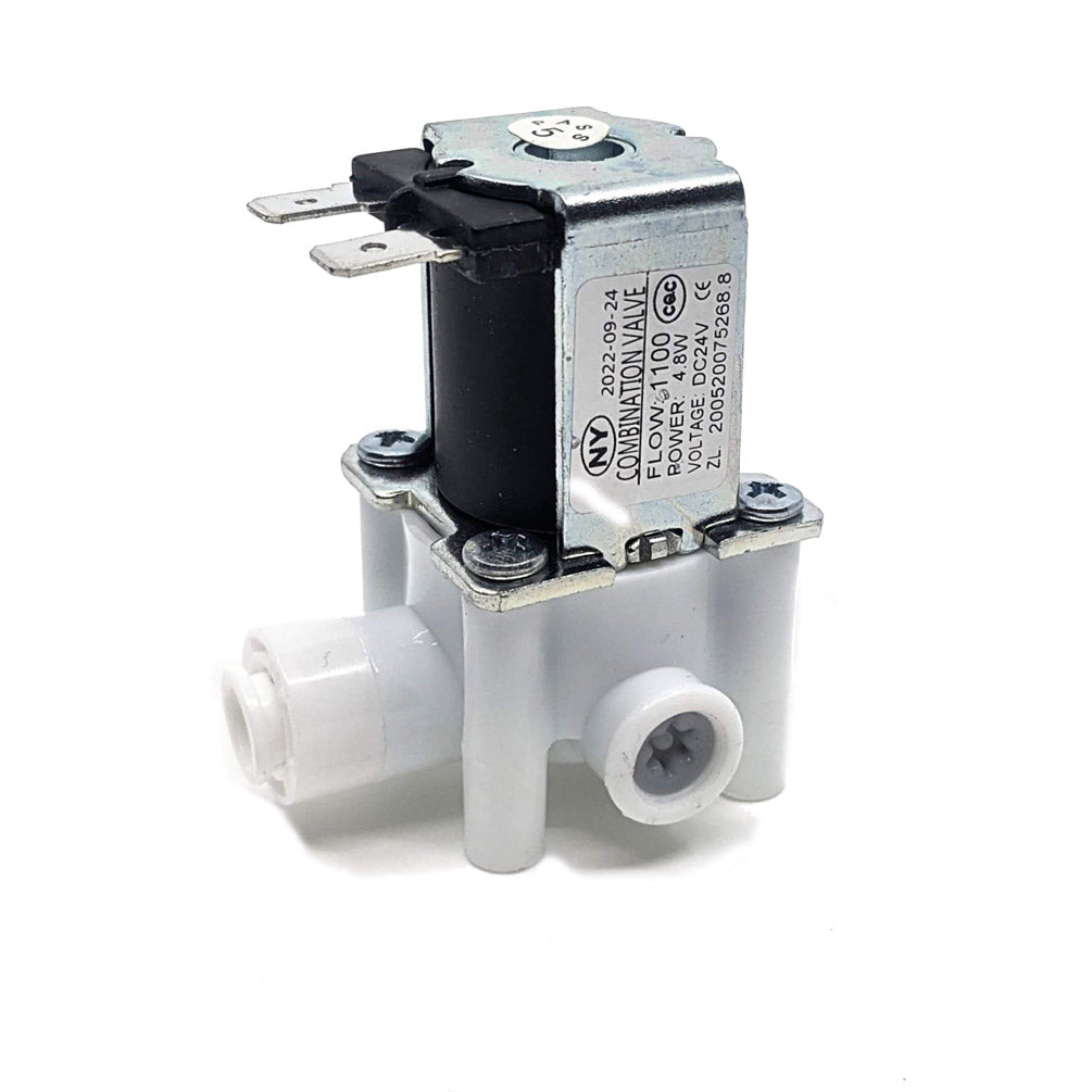 Kombiniertes Spülventil mit 1100cc Durchflussbegrenzer 24V