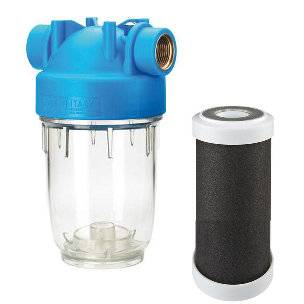 DP 5 - PCA 0,3mcr Untertisch Wasserfilter 3/4" - Aktivkohleblock Mikrofiltration 