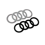 Set 4 x 2 O-Ringe für TWIST-CHANGE Patronen Quick 6+7, verschiedene Farben, ideal für Patronenwechsel.